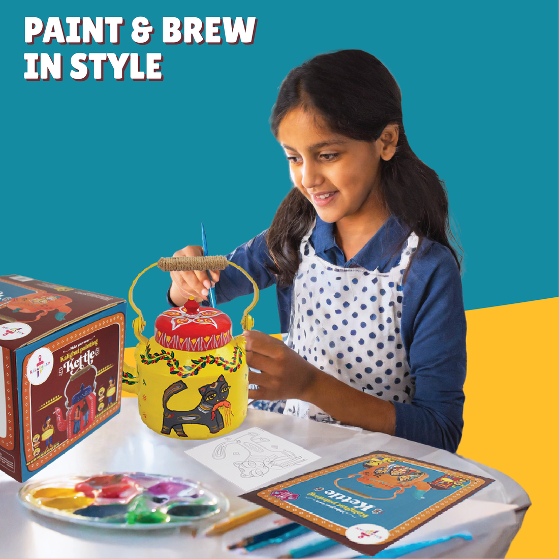 Make Your Own Kalighat Painting Kettle
