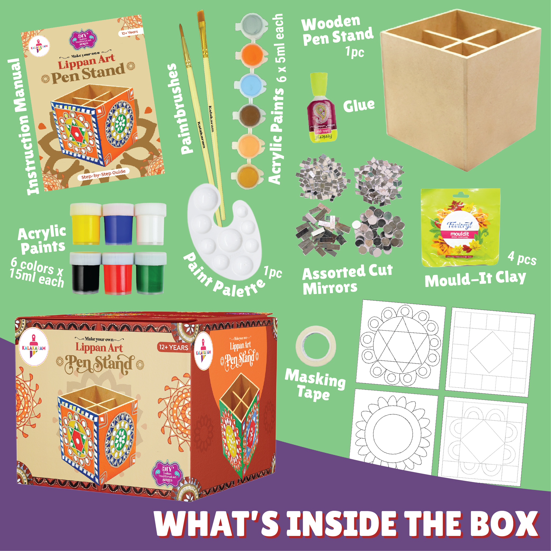 Lippan Art Pen Stand Painting Kit