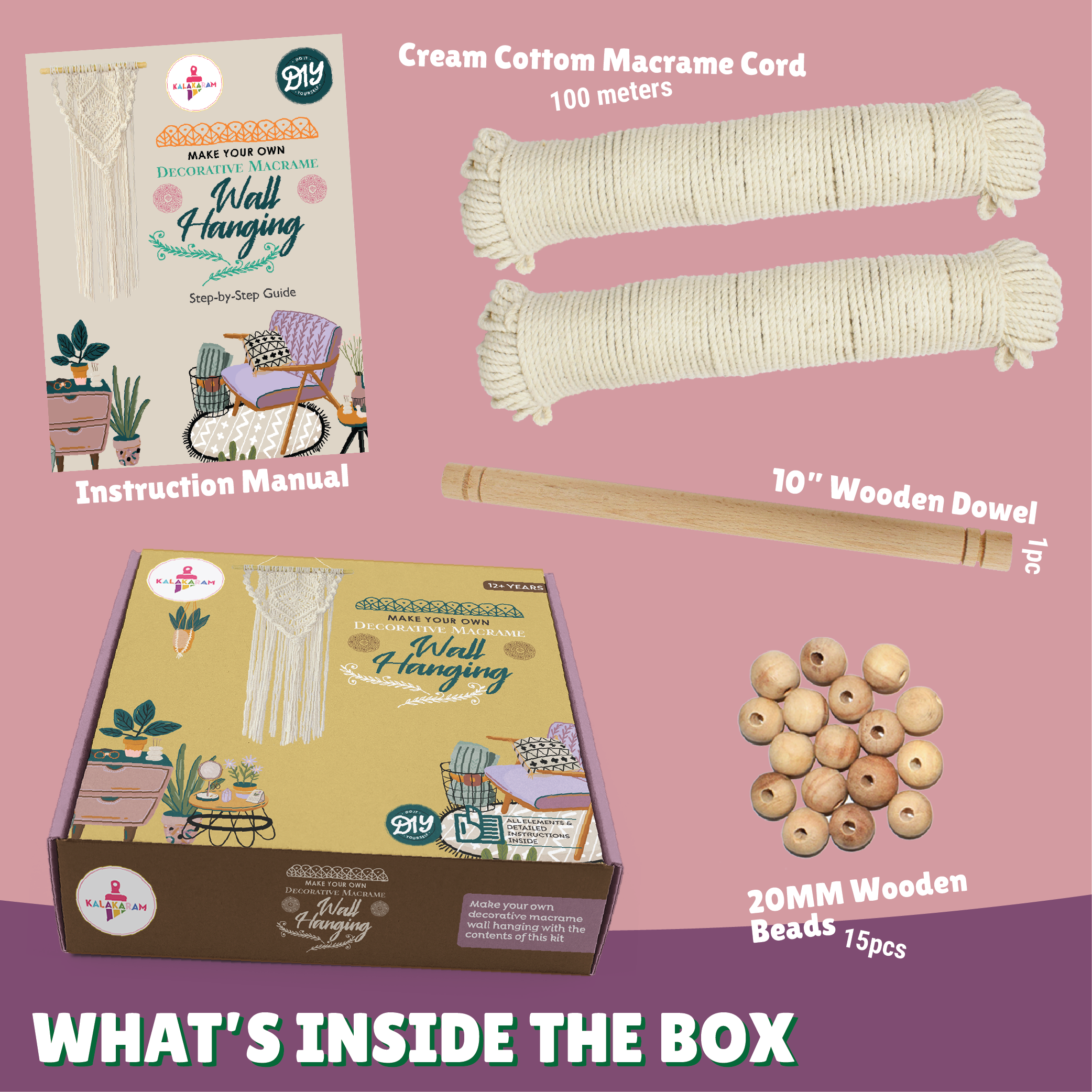 Macrame Wall Hanging Kit