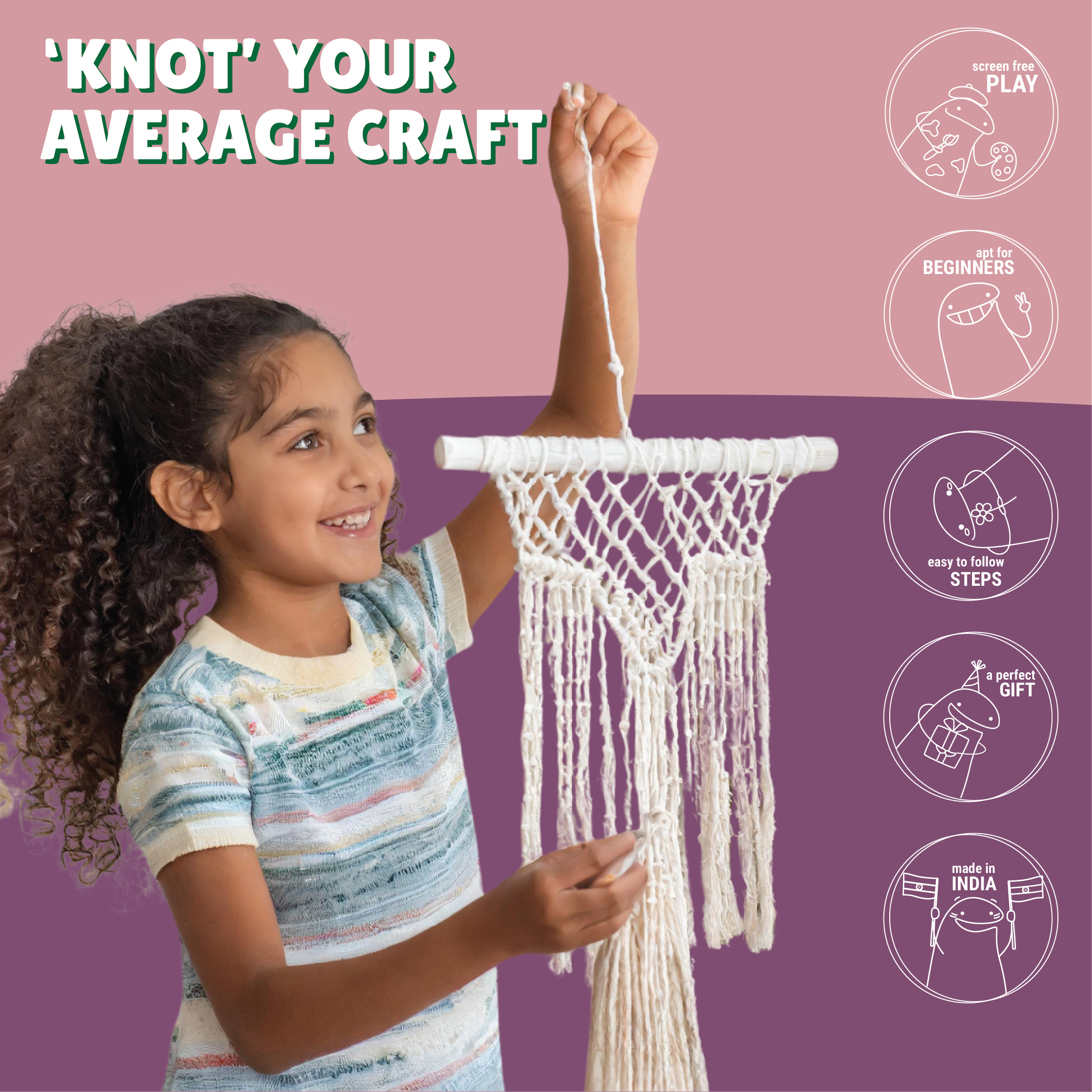 Macrame Wall Hanging Kit