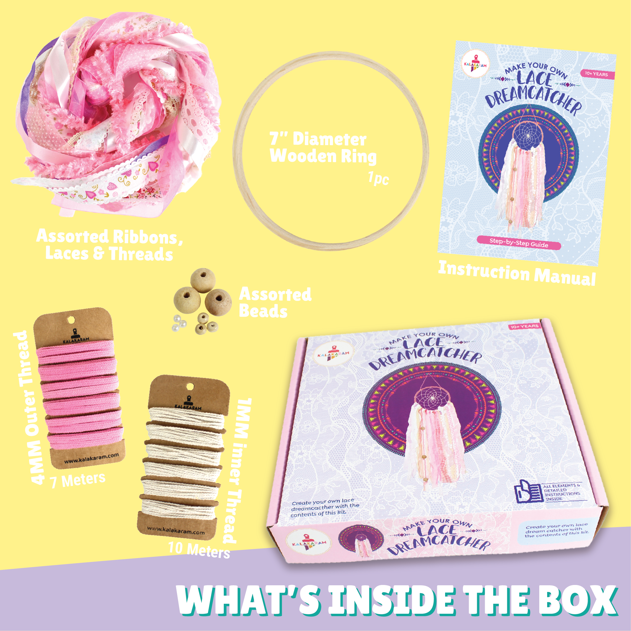 Lace Dream Catcher Making Kit