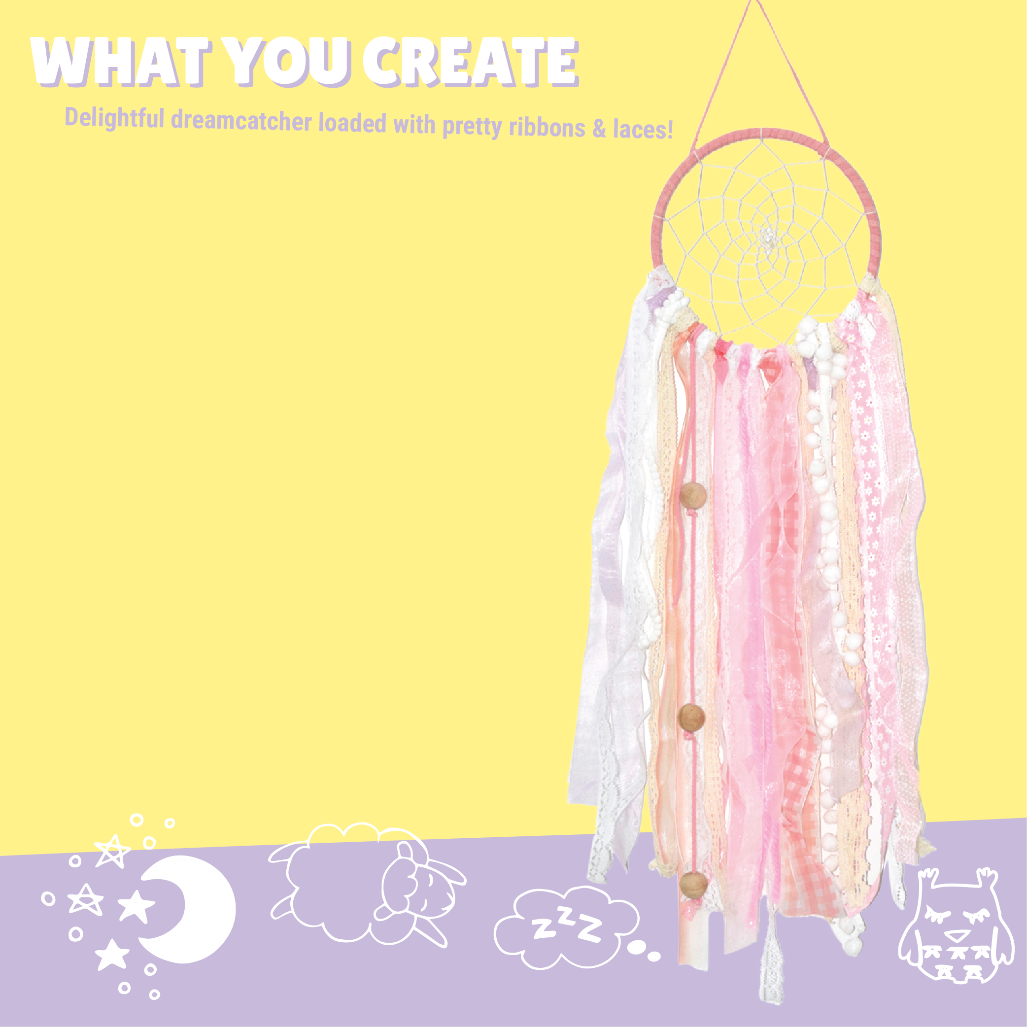 Lace Dream Catcher Making Kit