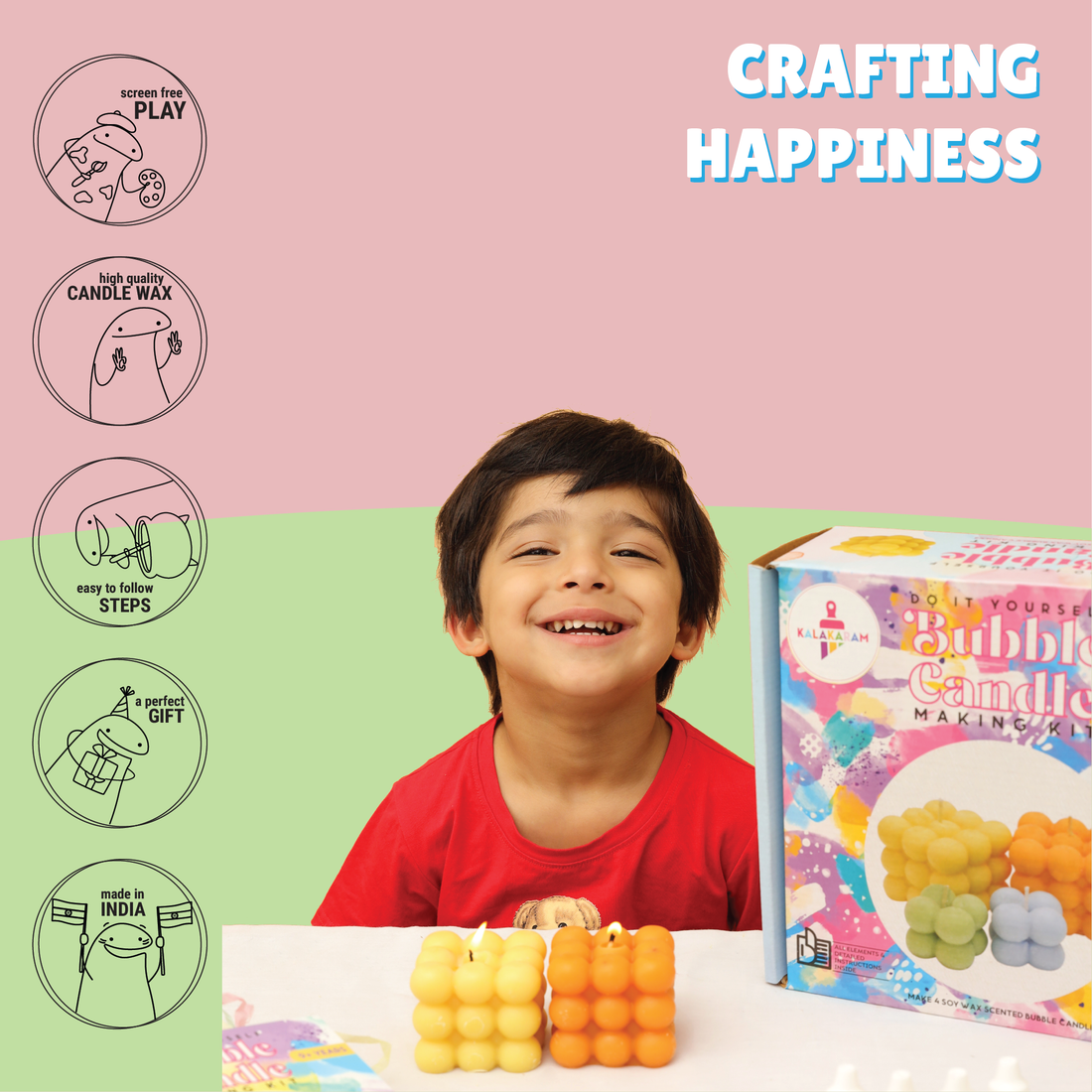 Bubble Candle Making Kit