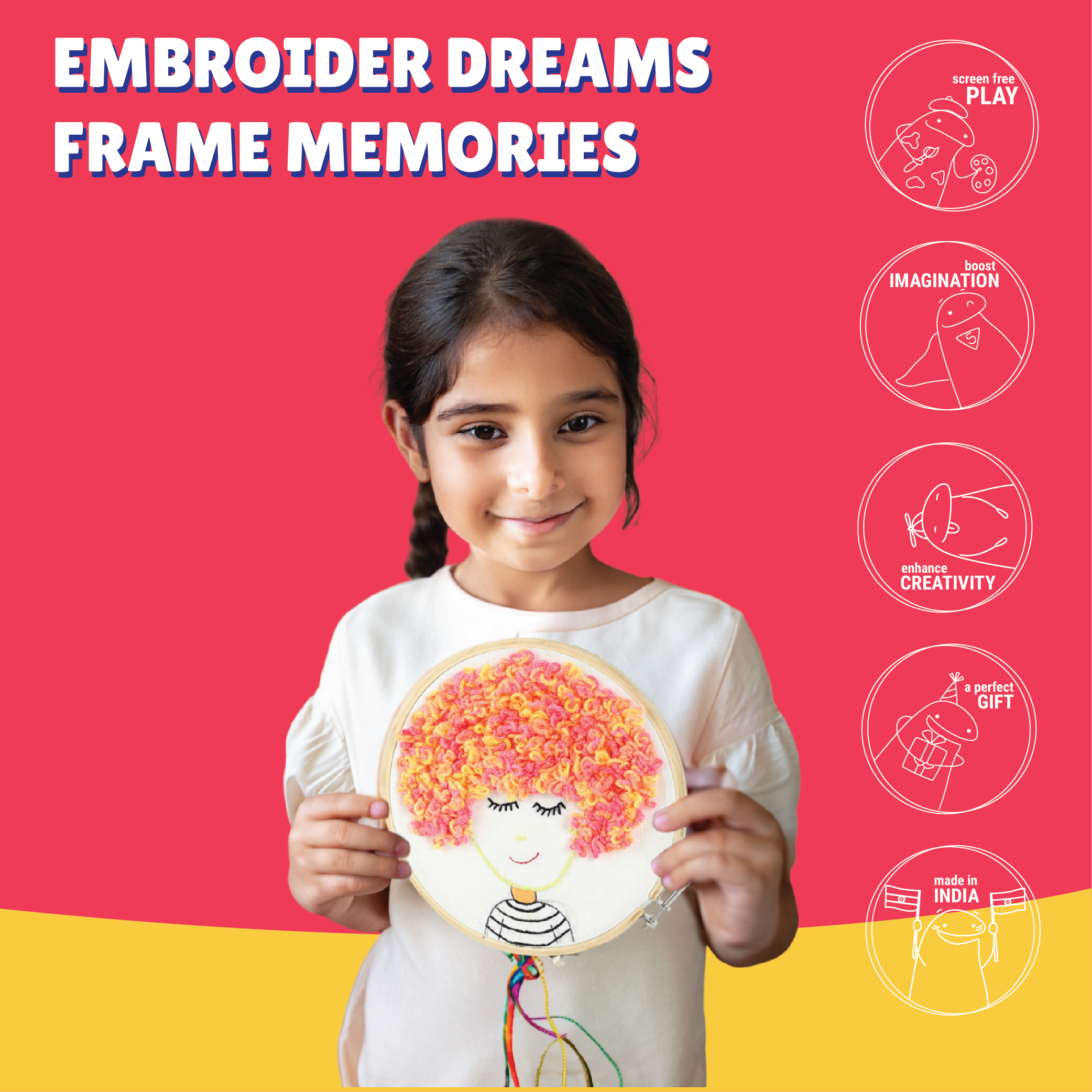 Make Your Own Hoop Art